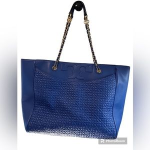 Tory Burch Blue Tote